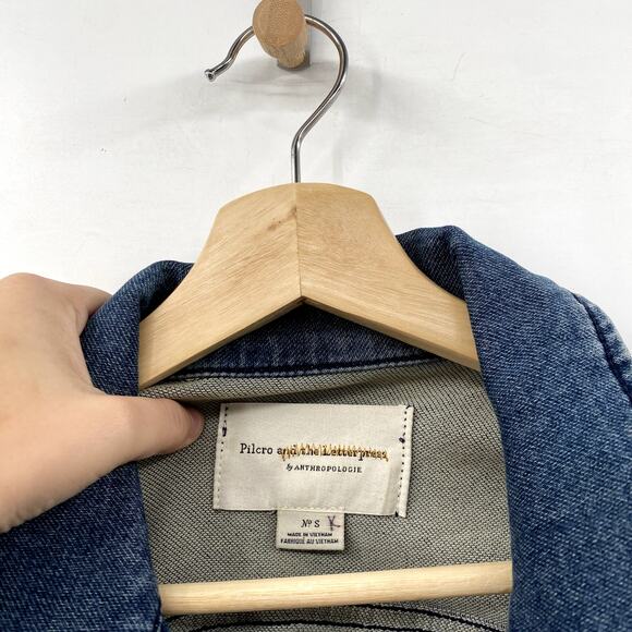 Anthropologie Pilcro Classic Denim Jean Jacket - Picture 4 of 9